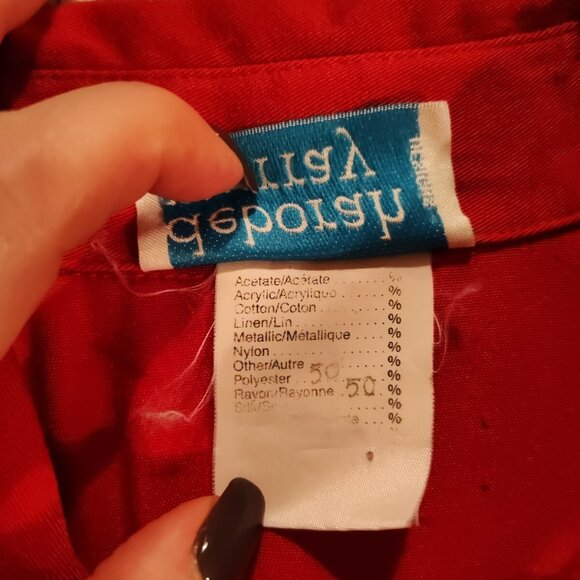 VINTAGE Riding Cowboy Western Shirt Stunning Deborah Murray Made in Canada - Picture 6 of 11